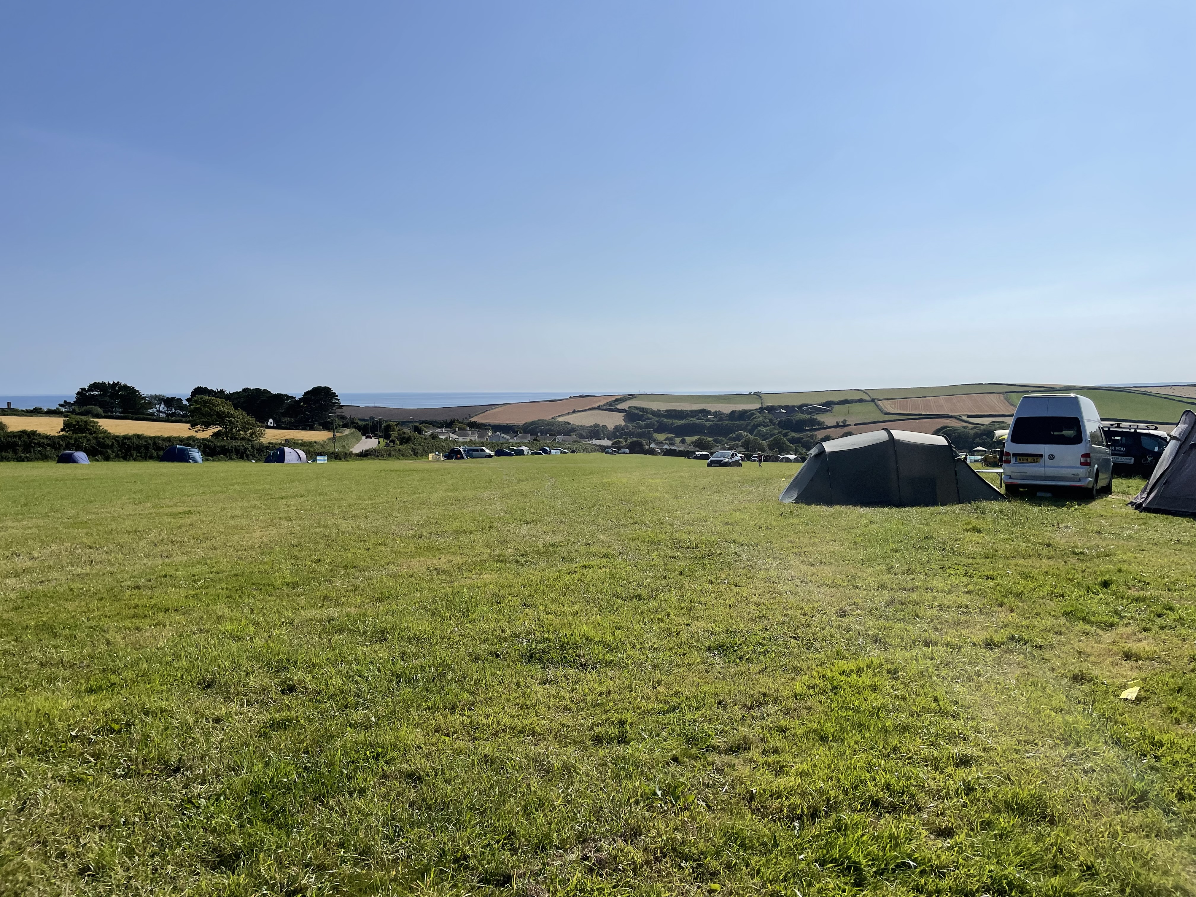 the field of Treza Camp site